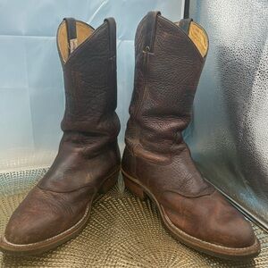 Chippewa men 12 rare handmade bison leather boots